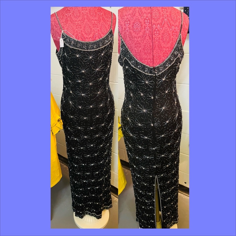 Beautiful 1970s handmade beaded dress